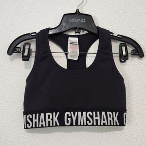 Gymshark Womens Black Sports Bra Xtra Small